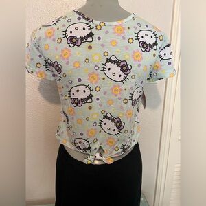 Hello Kitty Green and Purple Pajama Tops